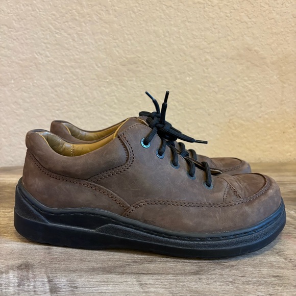 Birkenstock Shoes - Birkenstock Footprints Womens Stanford Leather Lace Up Shoes